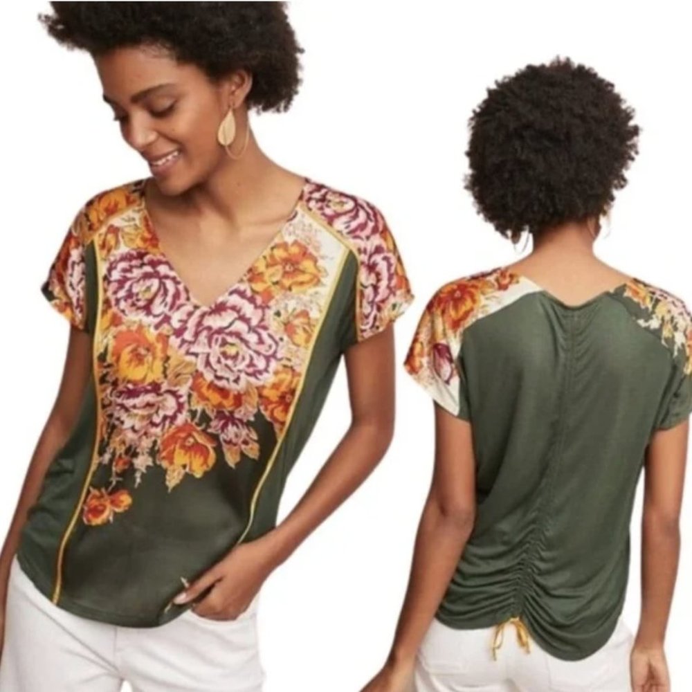Anthropologie Tiny Evesham Printed Top